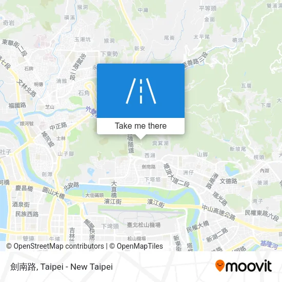 劍南路 map