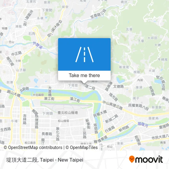 堤頂大道二段 map