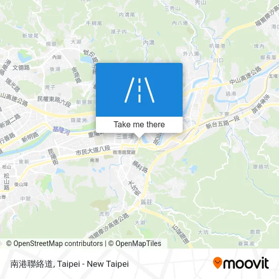 南港聯絡道 map