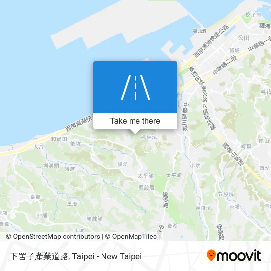 下罟子產業道路 map