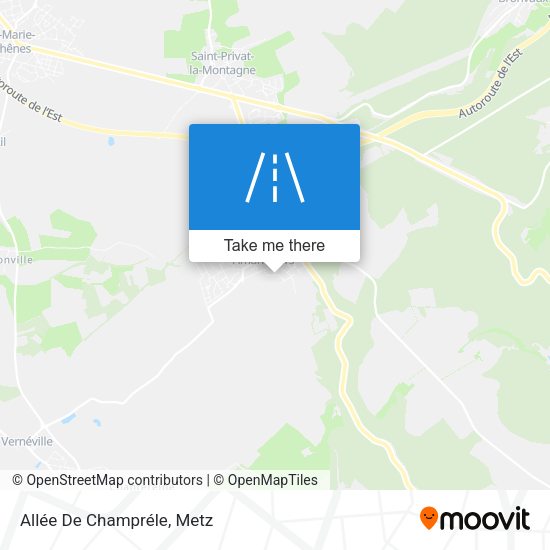 Allée De Champréle map