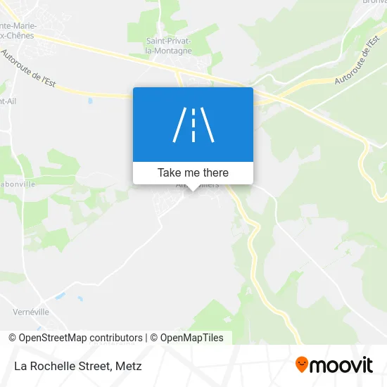 Rue De La Rochelle map