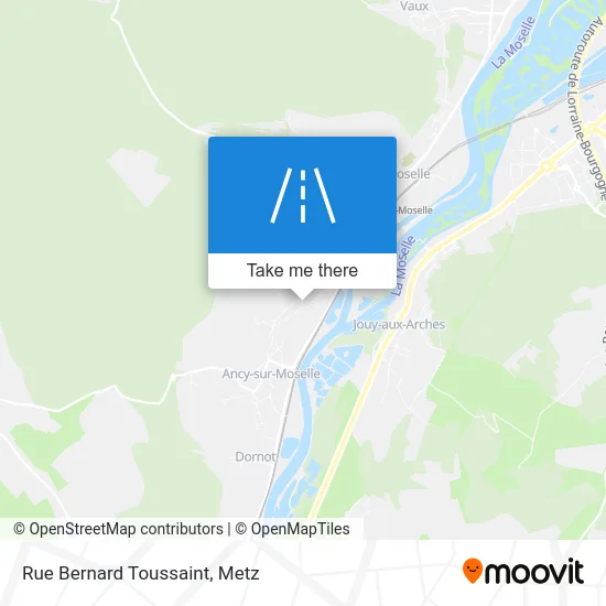 Rue Bernard Toussaint map