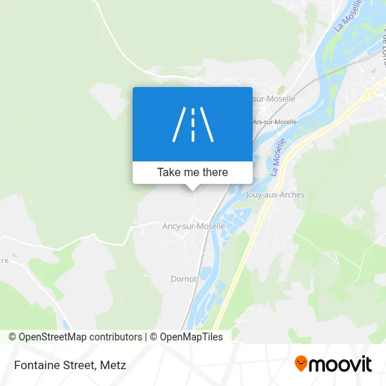 Rue De La Fontaine map