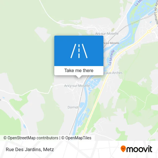 Rue Des Jardins map