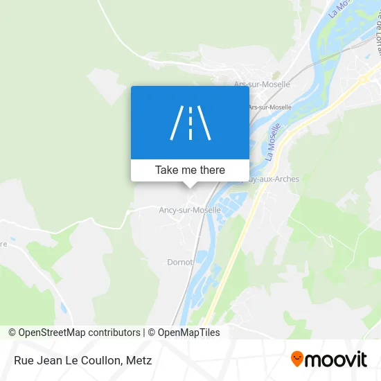 Rue Jean Le Coullon map