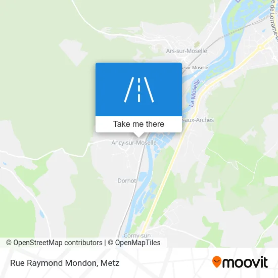 Rue Raymond Mondon map