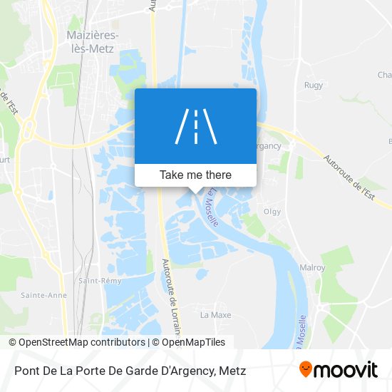 Pont De La Porte De Garde D'Argency map