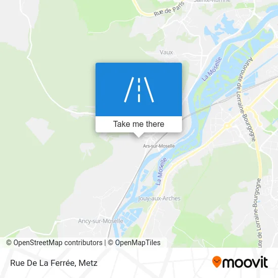 Rue De La Ferrée map