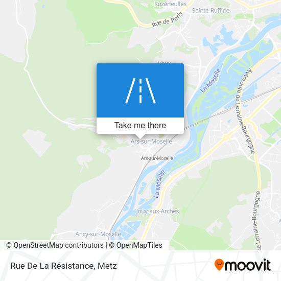 Rue De La Résistance map