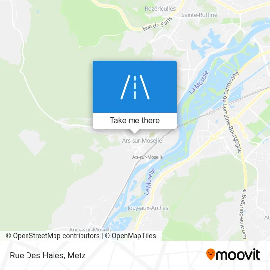 Rue Des Haies map