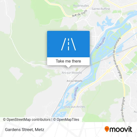 Rue Des Jardins map