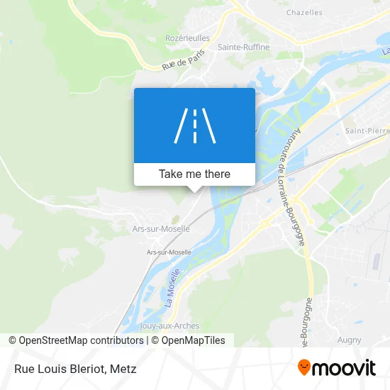 Rue Louis Blériot map