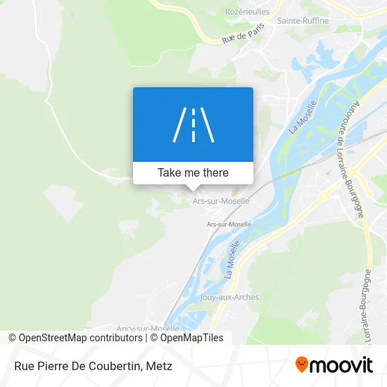 Rue Pierre De Coubertin map