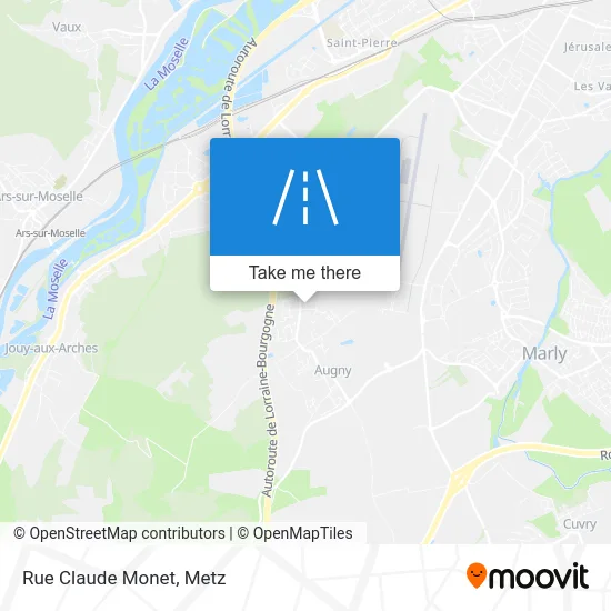 Rue Claude Monet map