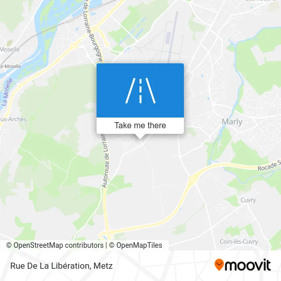 Rue De La Libération map