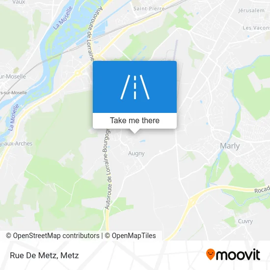 Rue De Metz map