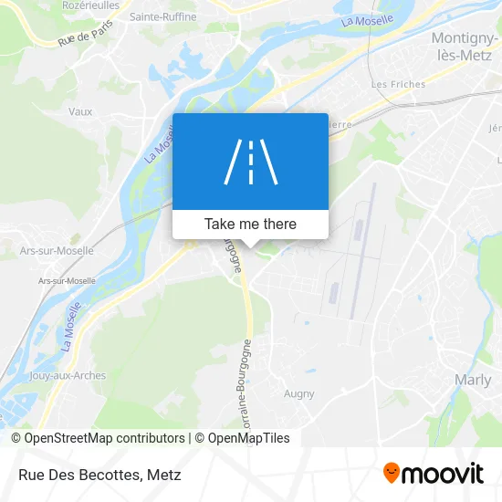 Rue Des Becottes map