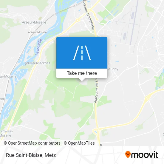 Rue Saint-Blaise map