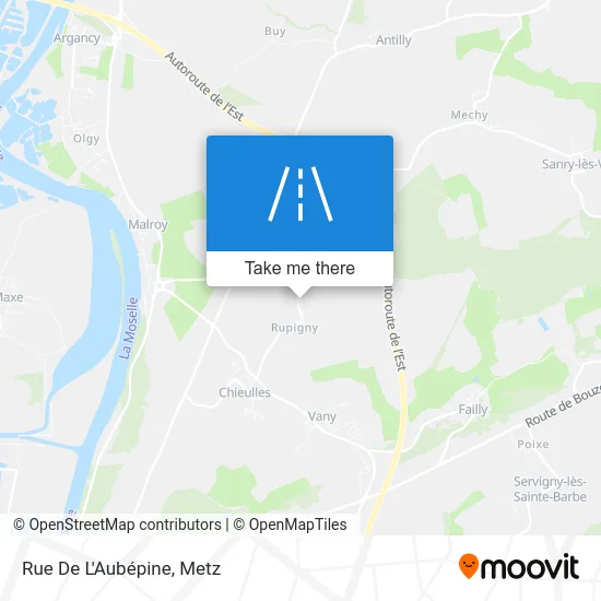 Rue De L'Aubépine map