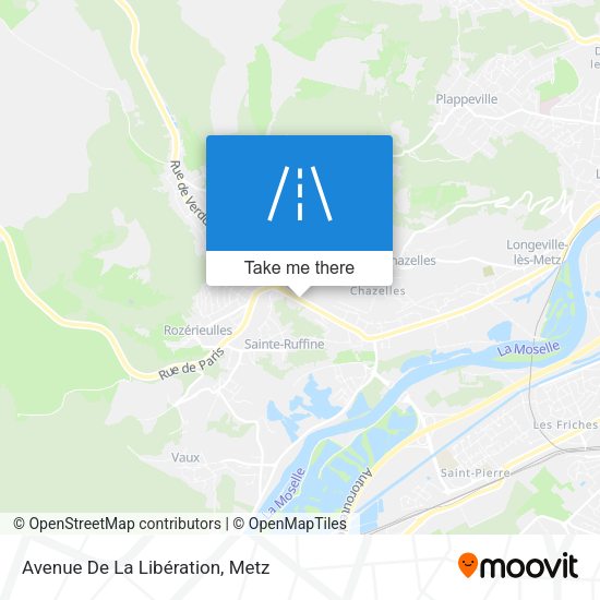 Avenue De La Libération map