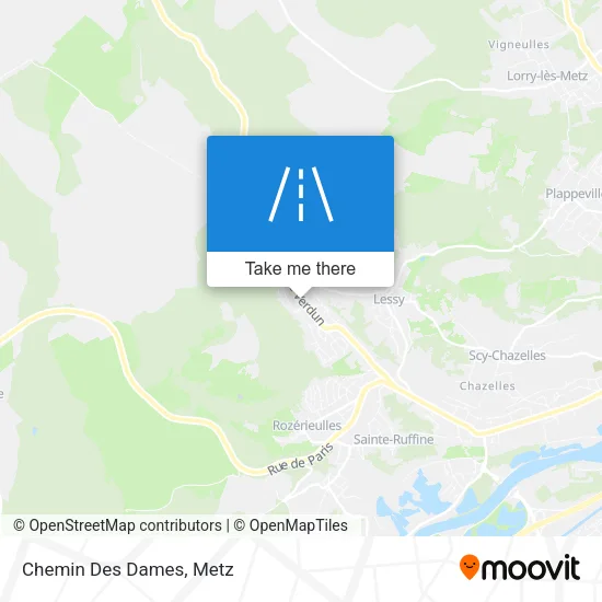 Chemin Des Dames map