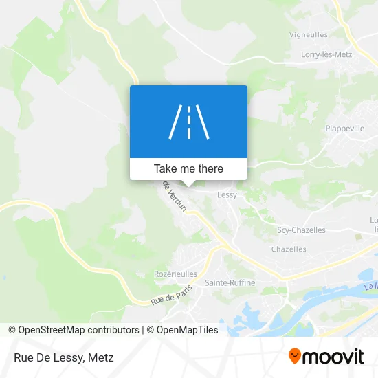 Mapa Rue De Lessy