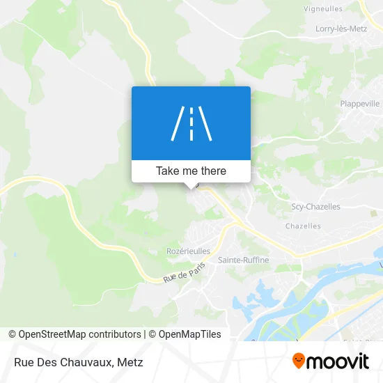 Rue Des Chauvaux map