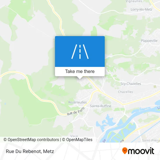 Rue Du Rebenot map