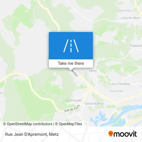 Rue Jean D'Apremont map