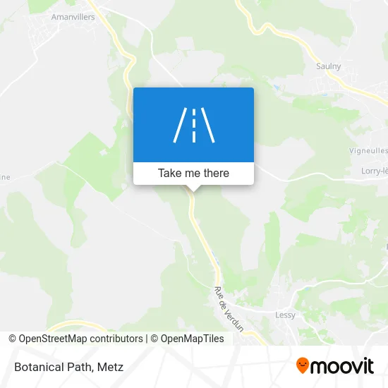 Sentier Botanique map