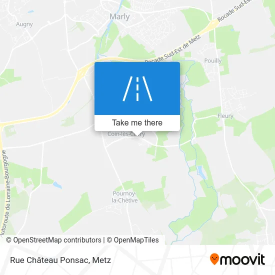 Rue Château Ponsac map