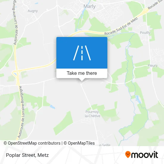 Rue Des Peupliers map