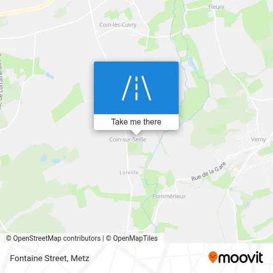 Rue De La Fontaine map