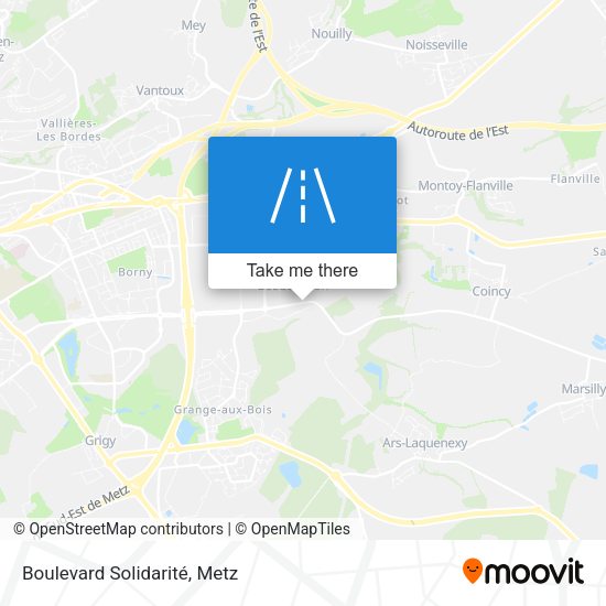Boulevard Solidarité map