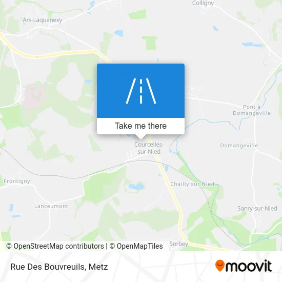 Rue Des Bouvreuils map