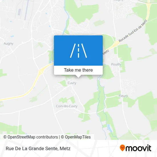 Rue De La Grande Sente map