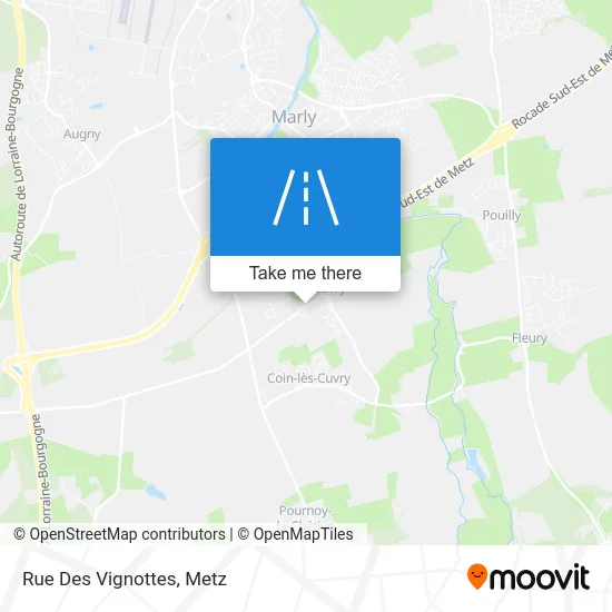 Rue Des Vignottes map