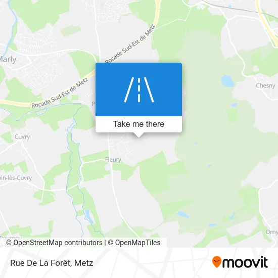 Rue De La Forêt map