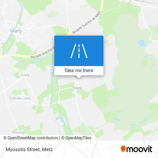 Rue Des Myosotis map