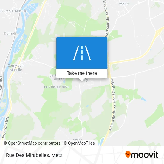 Rue Des Mirabelles map