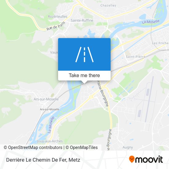 Derrière Le Chemin De Fer map
