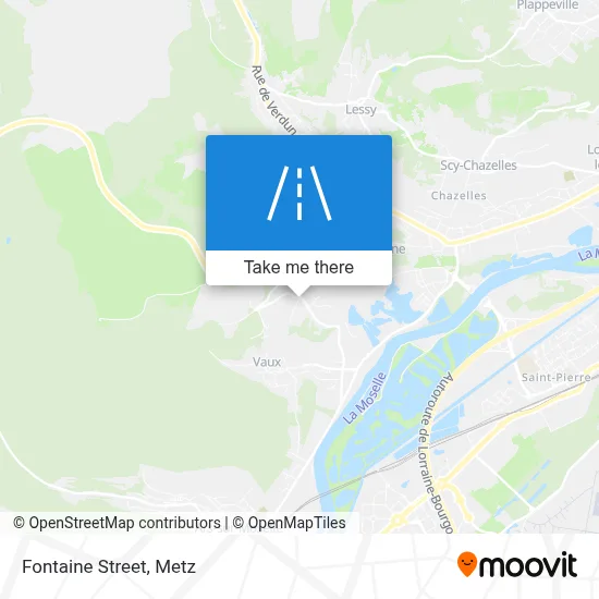 Rue De La Fontaine map