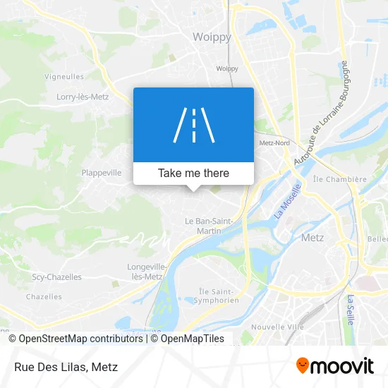 Rue Des Lilas map