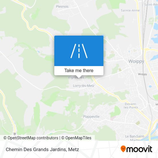 Chemin Des Grands Jardins map