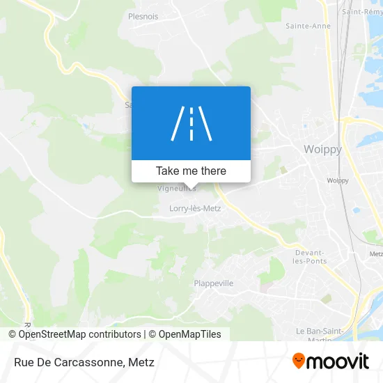 Rue De Carcassonne map