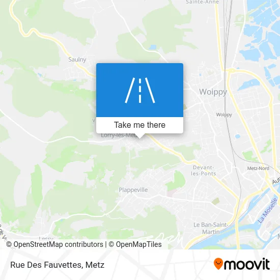 Rue Des Fauvettes map