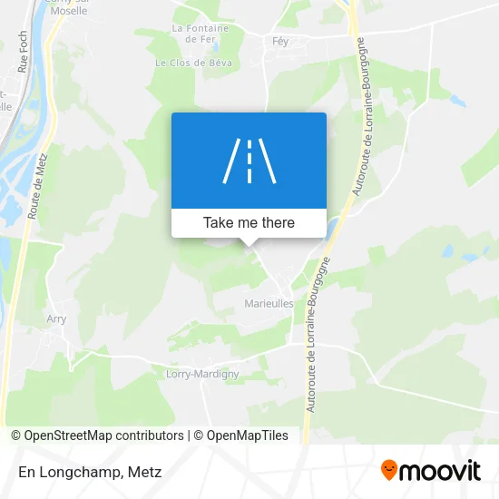 En Longchamp map