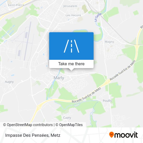 Impasse Des Pensées map