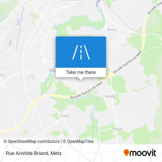 Rue Aristide Briand map